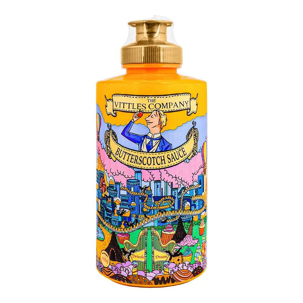 The Vittles Butter Scotch Sauce Bottle 450g