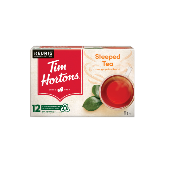Tim Horton's K-Cup Steeped Tea 12 50g