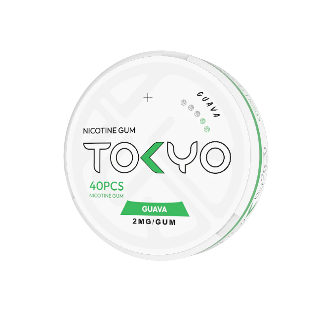 Tokyo Nicotine Gum Guava 2mg 40p