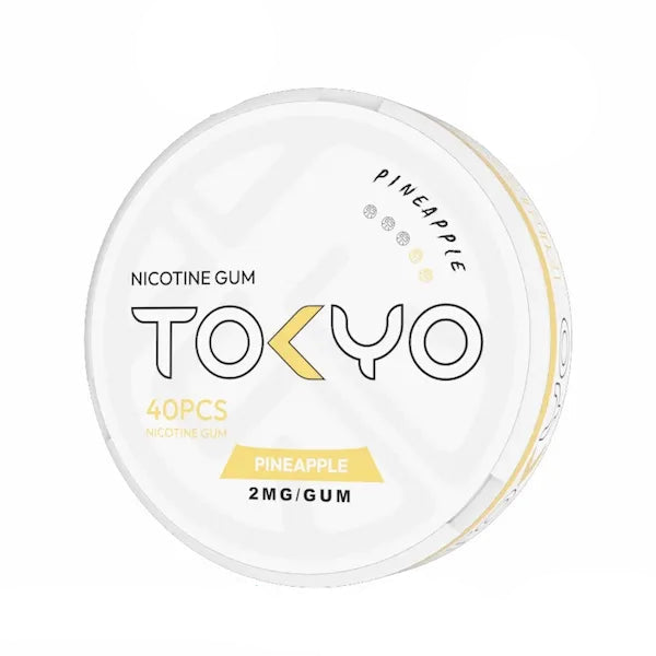 Tokyo Nicotine Gum Pineapple 2mg 40pc