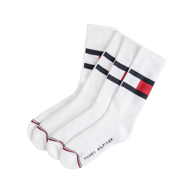 Tommy Hilfiger White Socks 2&