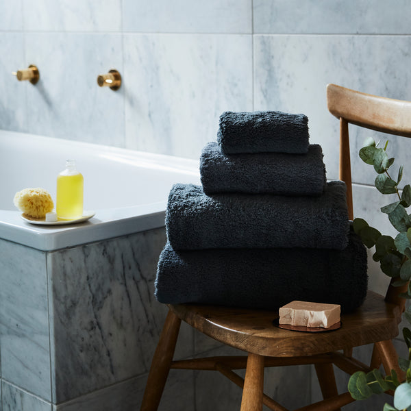 Sevin London Bath Sheet-Charcoal