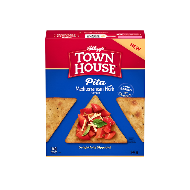 Town House Mediterranean Herb Flavoured Pita Cracker 247g