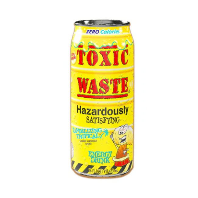 Toxic Waste Tantalizing Tropical Energy Drink 473ml