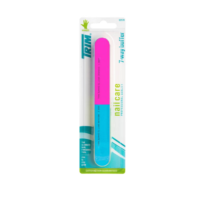 Trim 7-Way Color-Coded Nail Finishing Buffer
