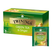 Twinings Green Tea & Ginger 20 Bags - 40g