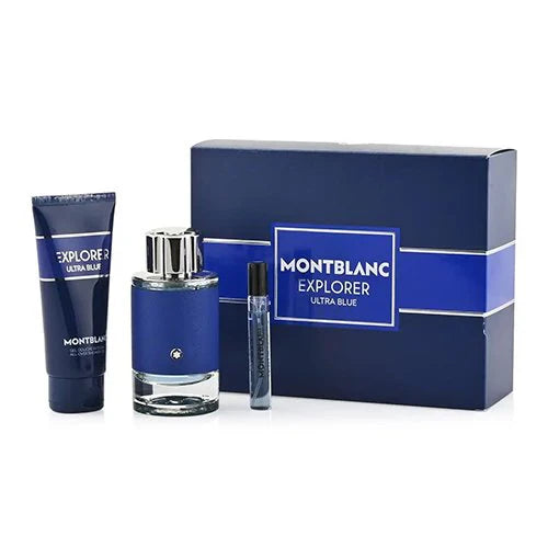 Montblanc Explorer Ultra Blue 3p Gift Set