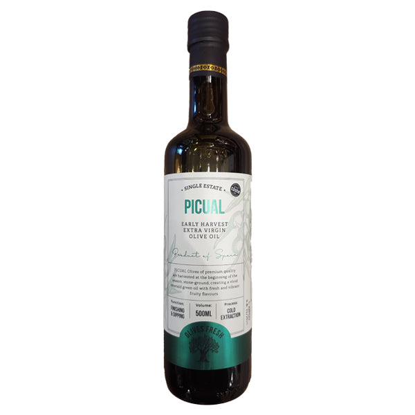 Single Estate Picual Early Harvest Extra Virgin Olive Oil 500ml - Shams Shopping Centre Single Estate  