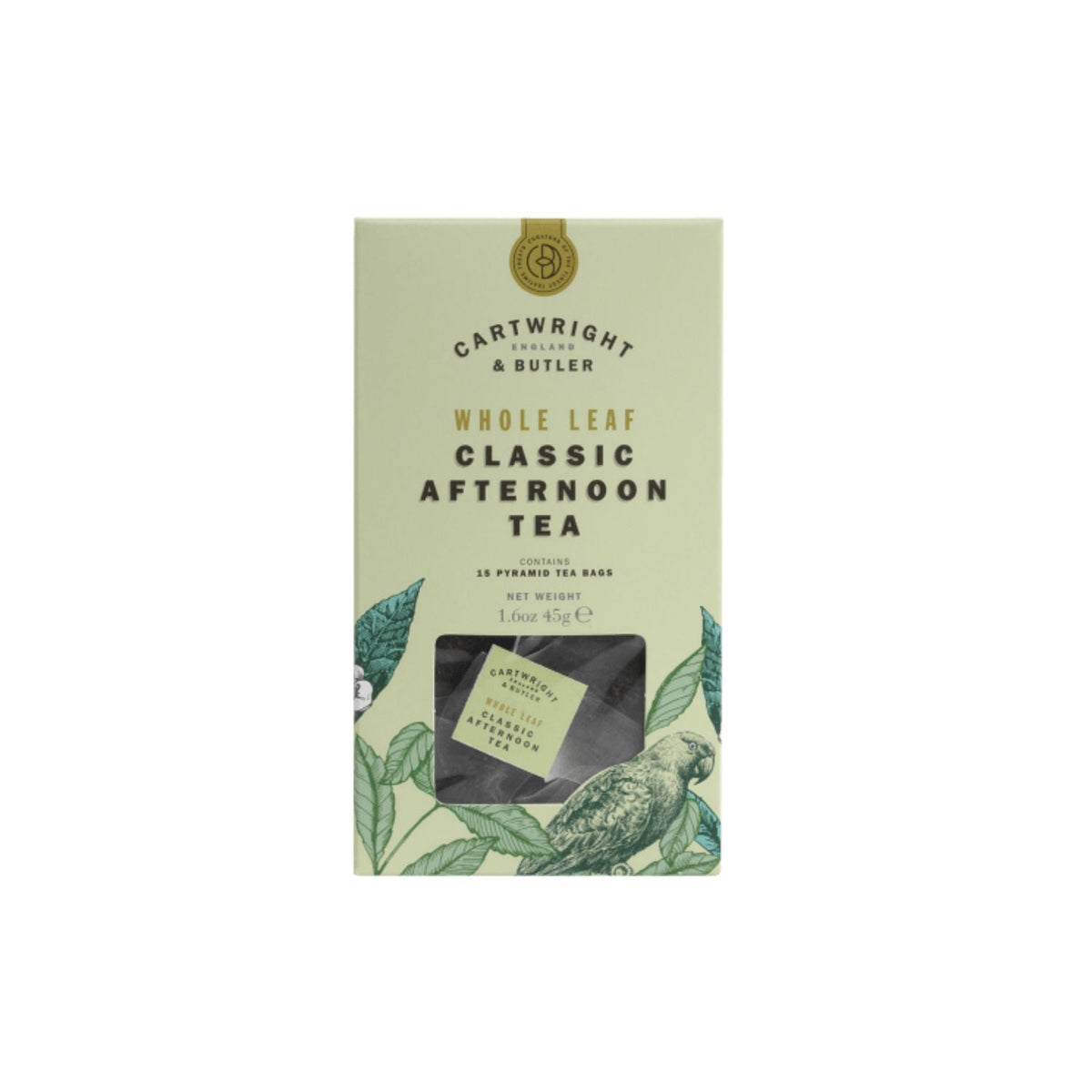 Cartwright & Butler Whole Leaf Classic Earl Grey Tea 15 Tea Bags - Shams Shopping Centre Cartwright & Butler  