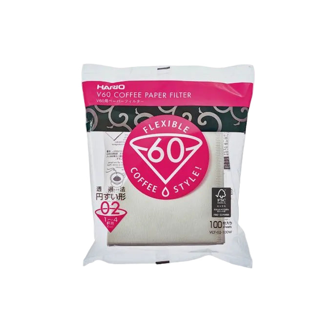 Nomad Hario Filter Paper V60 02 VCF-02-100W19 - Shams Shopping Centre Nomad Coffee Studio  