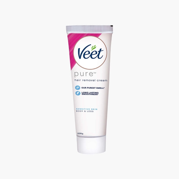 Veet Sensitive Skin Aloe Vera Extract Body & Legs Pure Hair Removal Cream 200g