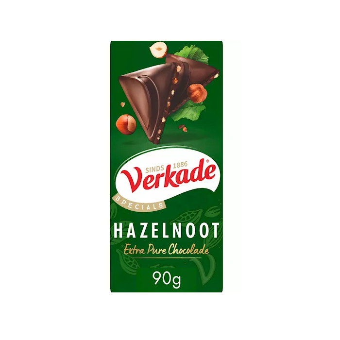 Verkade Hazelnut Milk Chocolate 90g