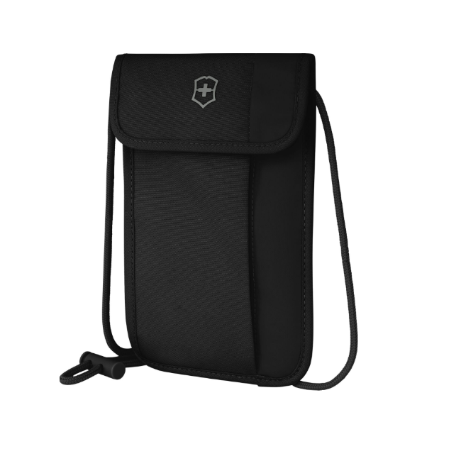 Victorinox Travel Essentials Security Neck Pouch-Black 653378