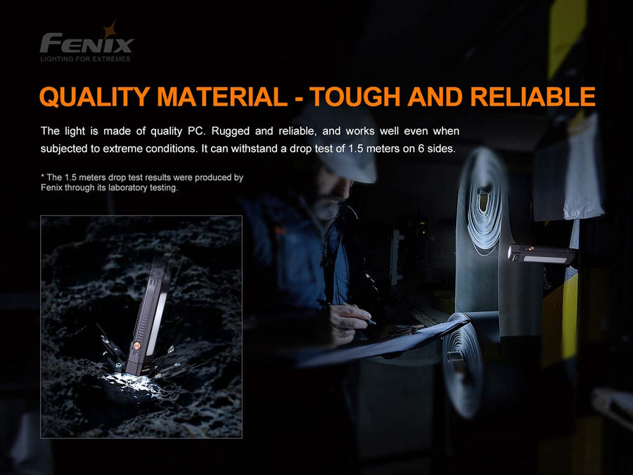 Fenix WT16R Multipurpose And Rechargeable Work Light (Black) 300L