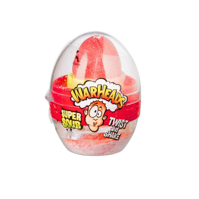 Warheads Super Sour Twist & Shake Eggo 18g (Single)