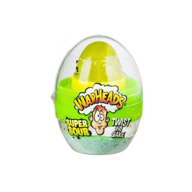 Warheads Super Sour Twist & Shake Eggo 18g (Single)