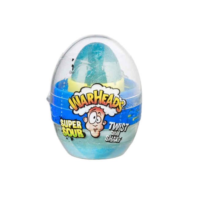 Warheads Super Sour Twist & Shake Eggo 18g (Single)