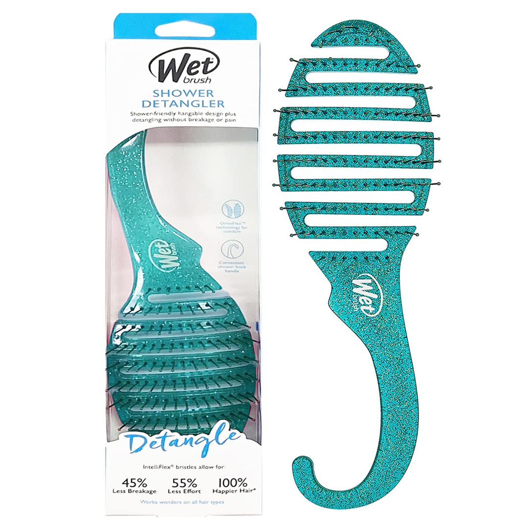 WB Shower Detangler- Green Glitter - Shams Shopping Centre WB  