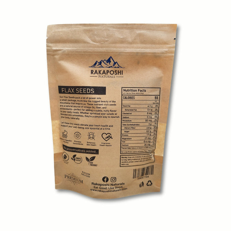 Rakaposhi Naturals Flax Seeds 150g