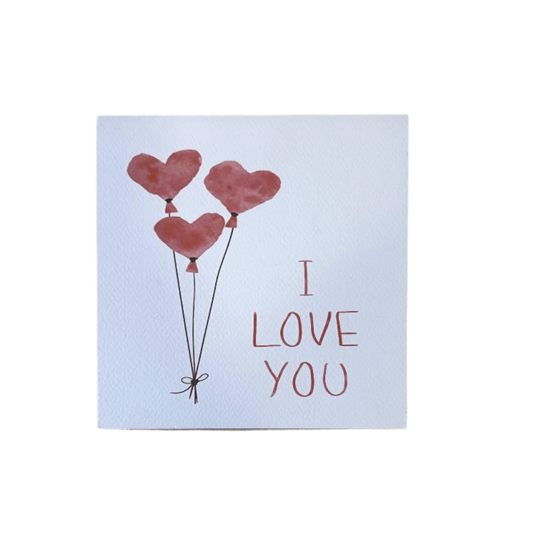 Shams- I Love You Heart Greeting Card