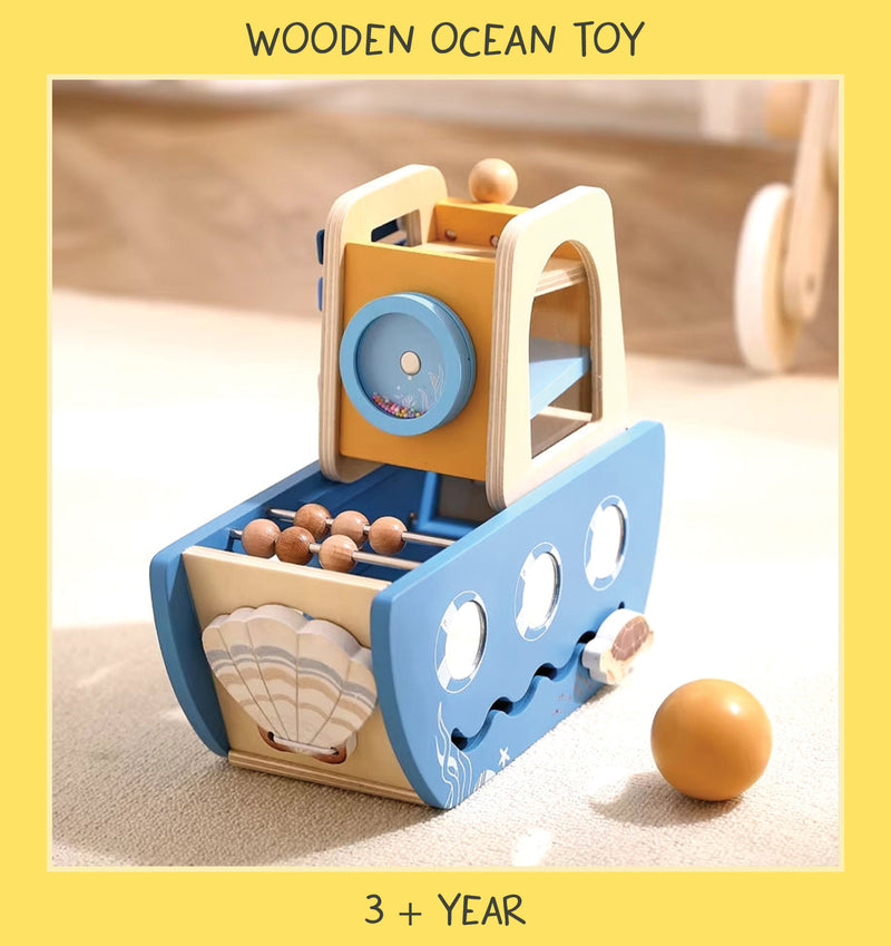 Tiny Tumble Wooden Ocean Toy