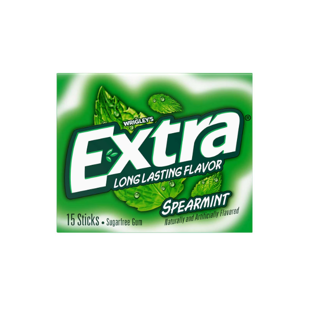 Wrigley`s Extra Long Lasting Flavor Spearmint 15pcs