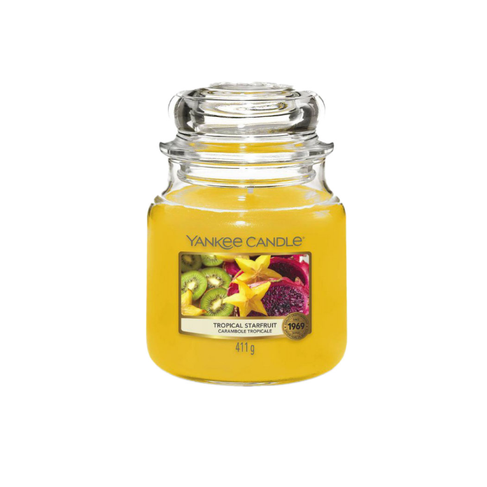 Yankee Tropical Starfruit Candle 411g