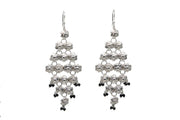 AMNA Yasmeen Earrings With Black Beads Jewelry ASJ-E26