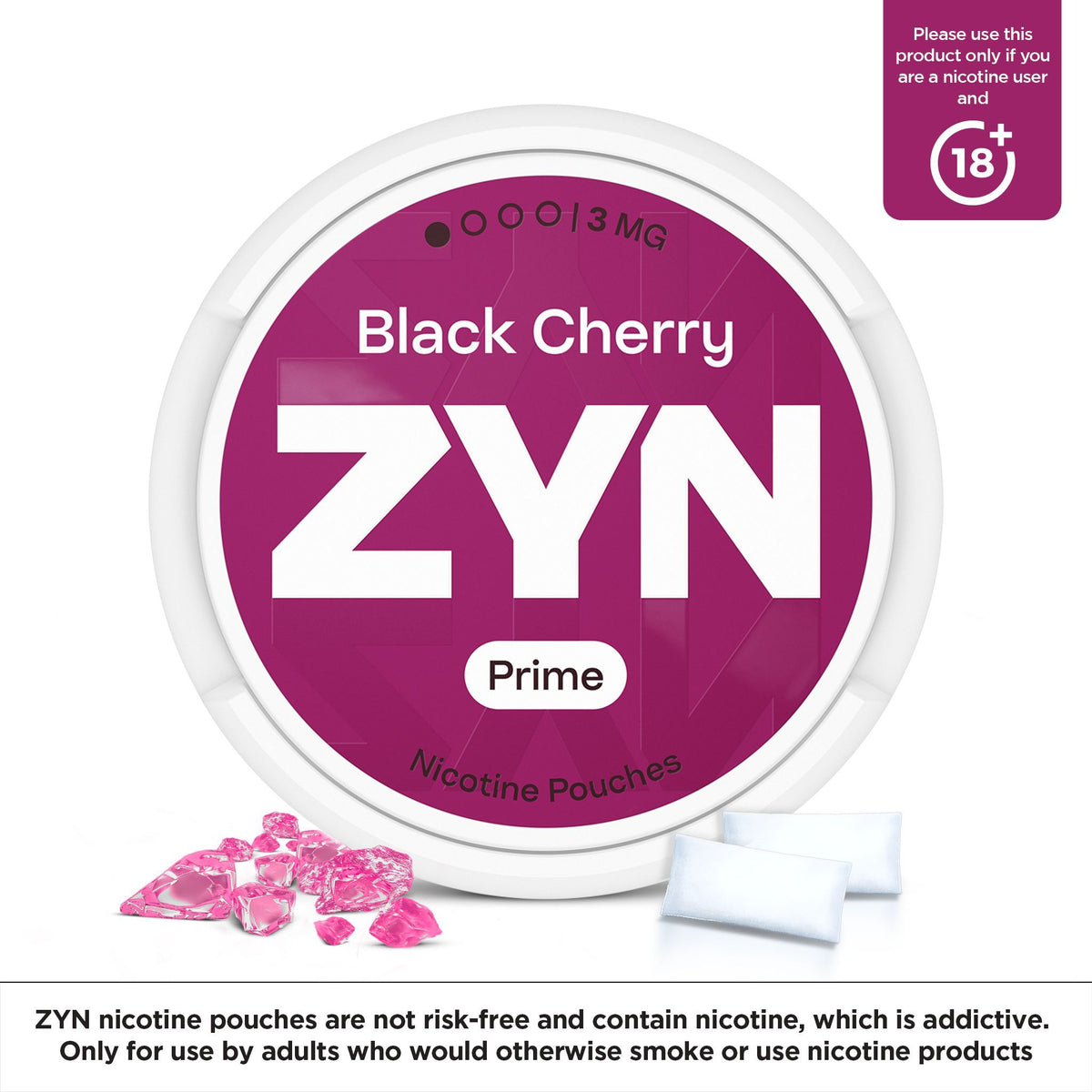 ZYN Black Cherry Nicotine Pouches 3mg