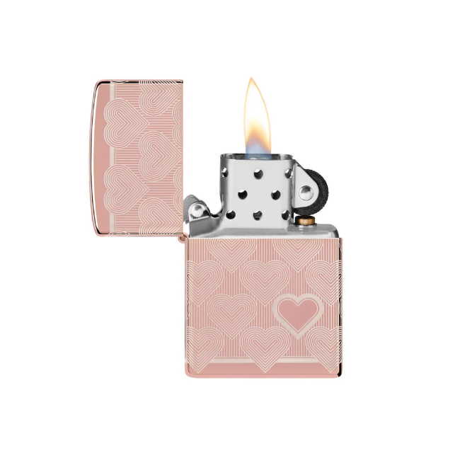 Zippo Lighter 49811 Heart Design