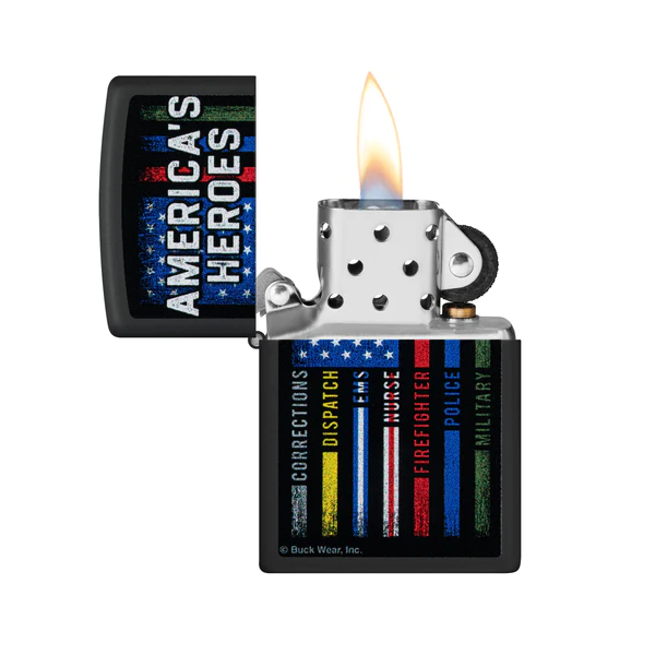 Zippo 48634 Buck Wear American Heroes - Shams Shopping Centre Zippo  