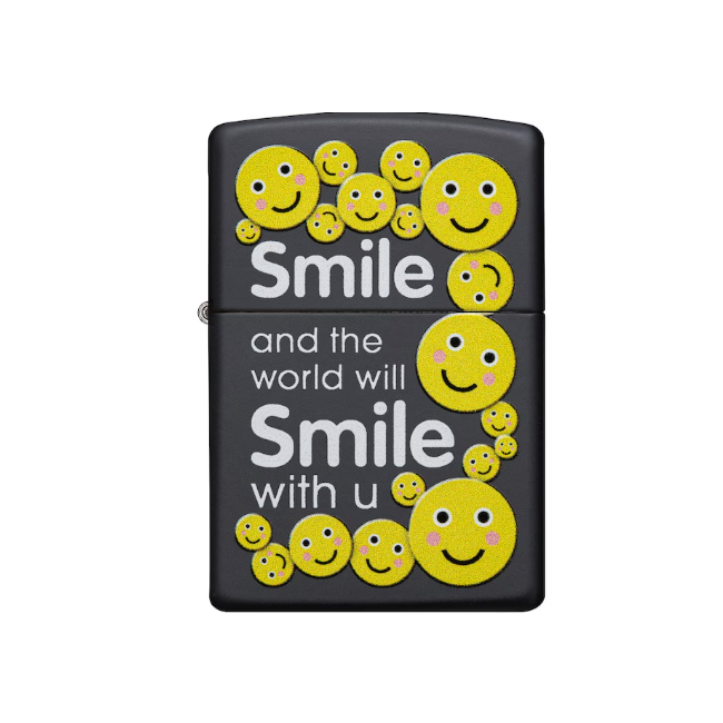 Zippo Lighter 218 Smile Design
