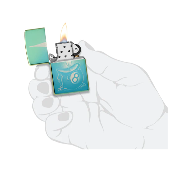 Zippo 48615 Eight Ball Tatto Design - Shams Shopping Centre Zippo  