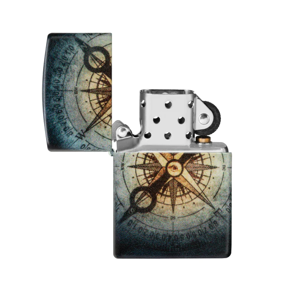 Zippo 48562 Compass Ghost Design - Shams Shopping Centre Zippo  