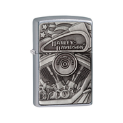 Zippo 29266 Hd Motor Flag Emblem Lighter