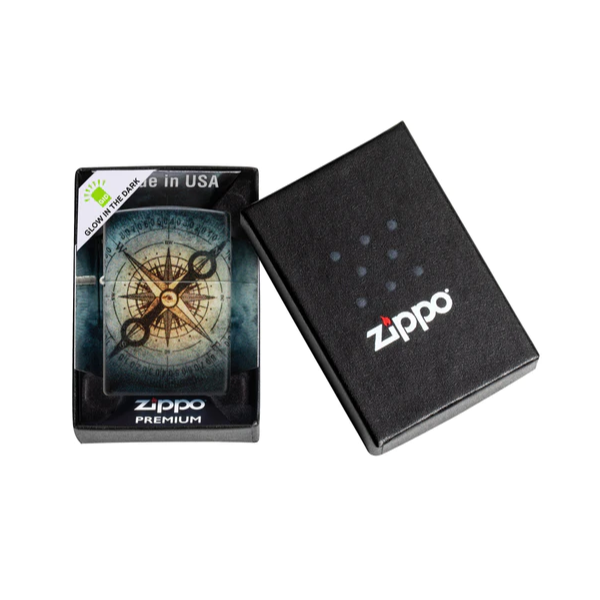 Zippo 48562 Compass Ghost Design - Shams Shopping Centre Zippo  