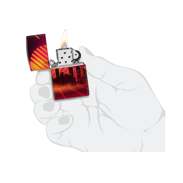 Zippo 48505 Cyber City Design