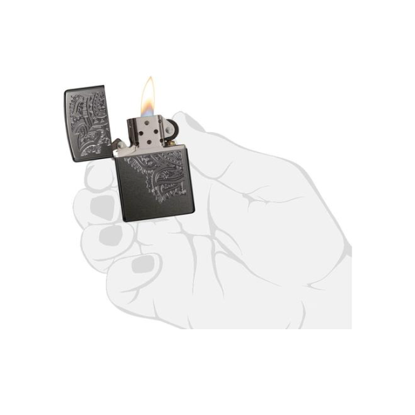 Zippo 29431 Iced Paisley - Shams Shopping Centre Zippo  