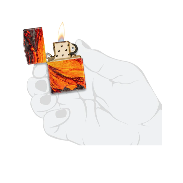 Zippo 48622 Lava Flow Design - Shams Shopping Centre Zippo  