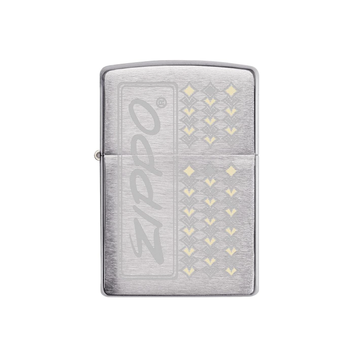 Zippo 200- 401063 Brush Finish Chrome