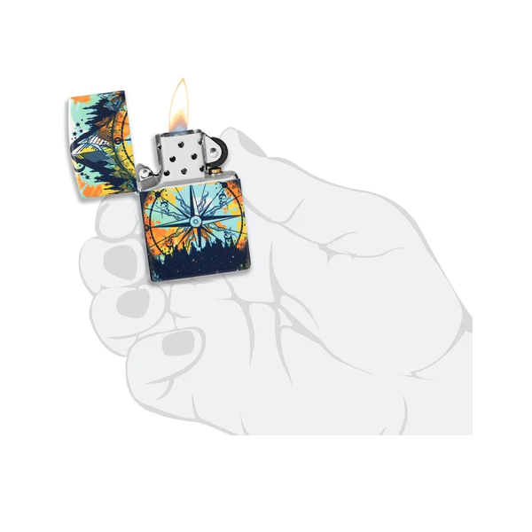 Zippo 49805 Compass Design - Shams Shopping Centre Zippo  