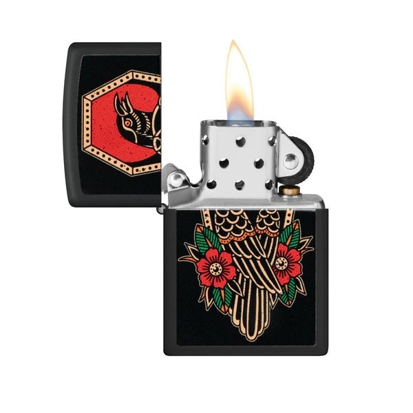 Zippo 48611 Crow Tatto Design