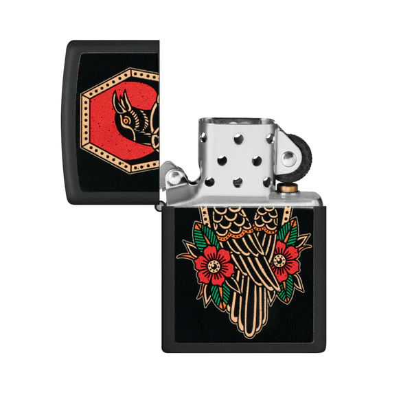 Zippo 48611 Crow Tatto Design