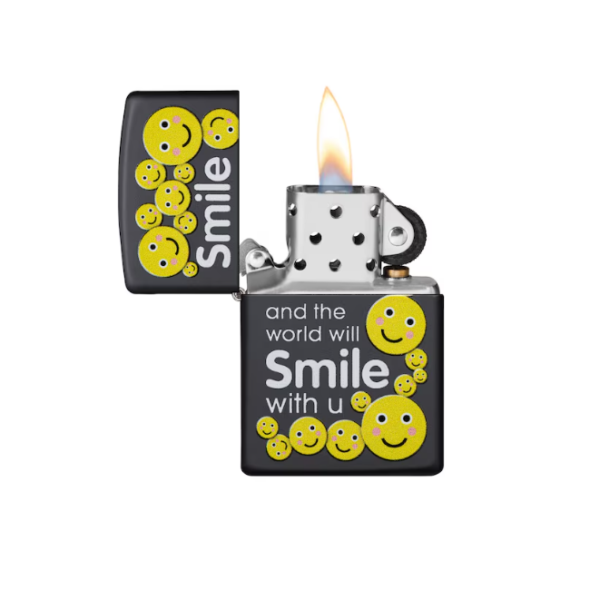 Zippo Lighter 218 Smile Design