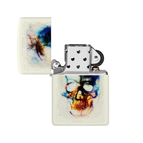 Zippo 48563 Skull Print Design - Shams Shopping Centre Zippo  