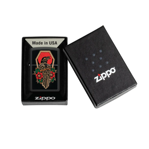 Zippo 48611 Crow Tatto Design