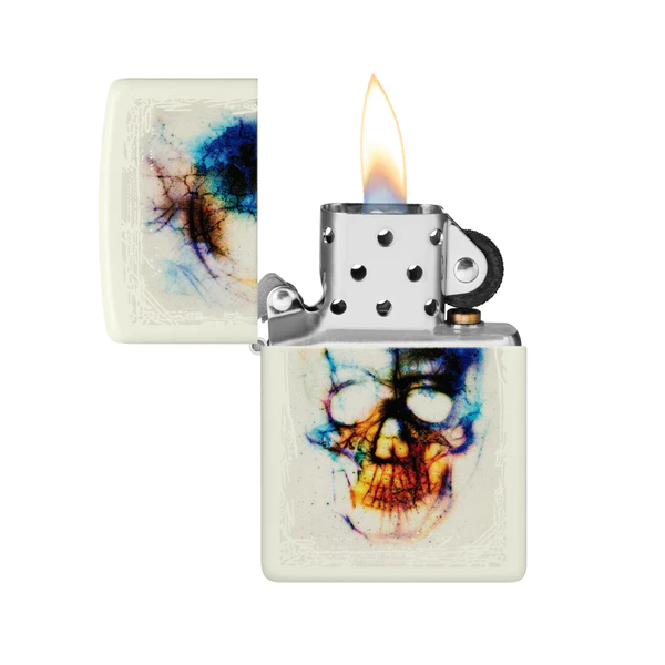 Zippo 48563 Skull Print Design - Shams Shopping Centre Zippo  