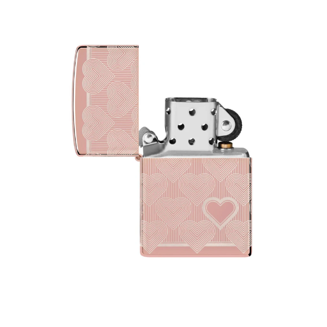 Zippo Lighter 49811 Heart Design