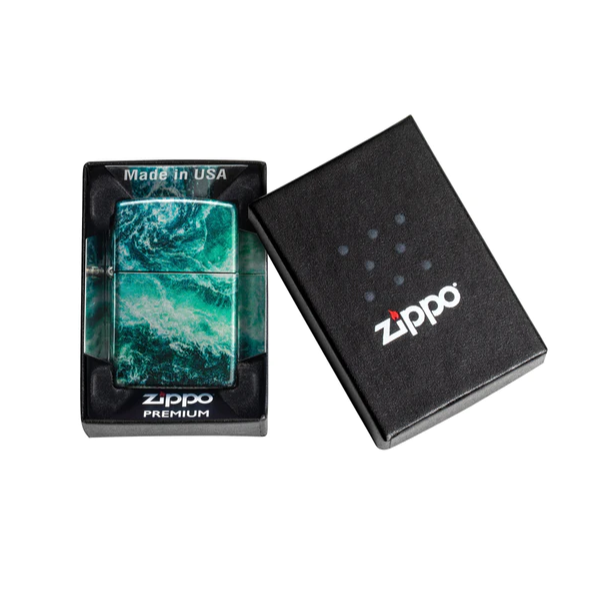 Zippo 48621 Rouge Wave Design