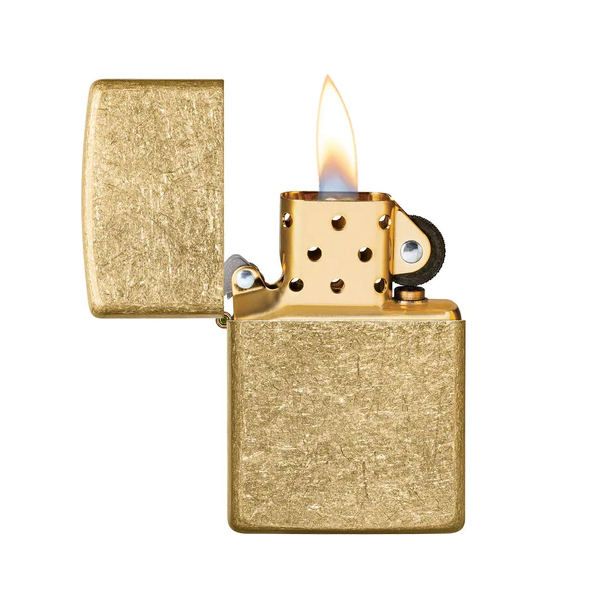 Zippo 49477 Regular Tumbled Brass